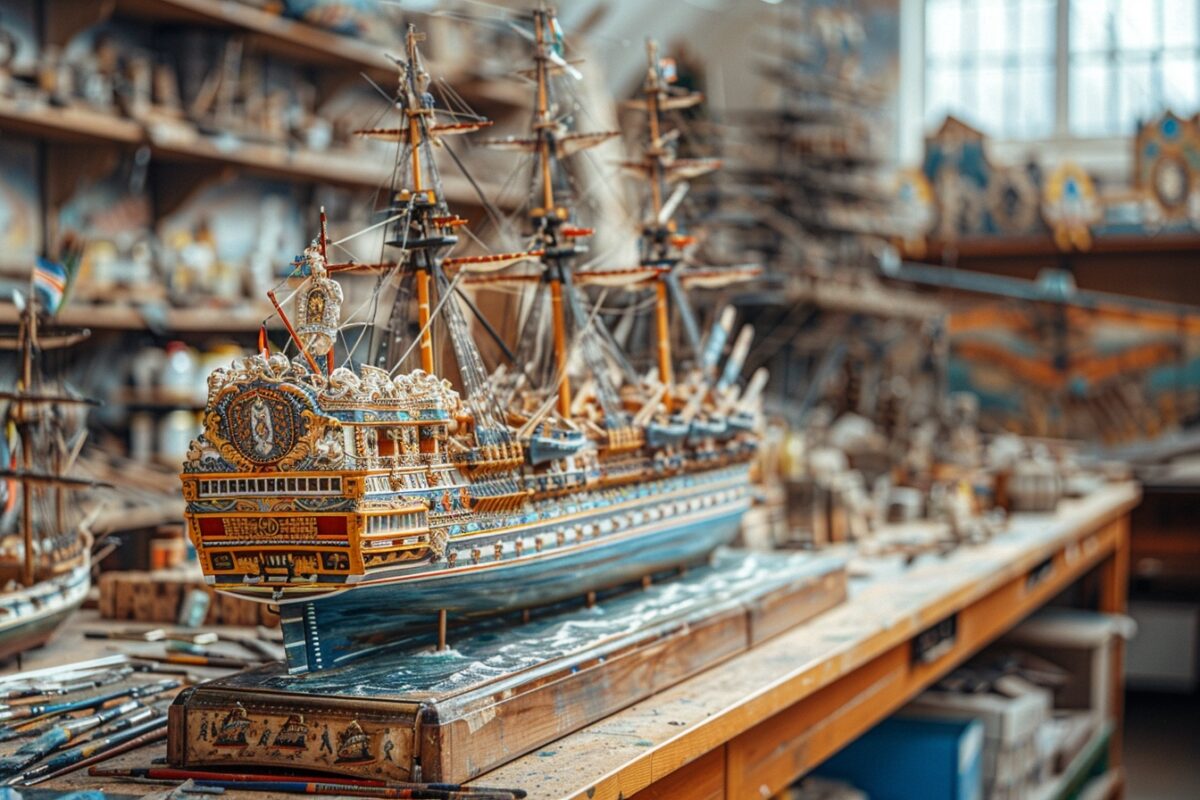 Comment réussir à reproduire les peintures et les insignes sur un modèle réduit de navire ?