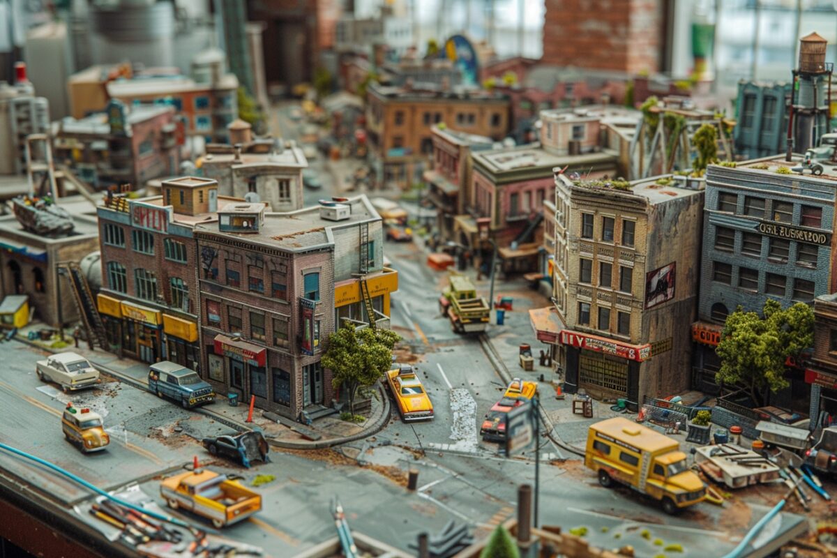 Quels sont les matériaux les plus adaptés pour la construction de dioramas de paysages urbains ?