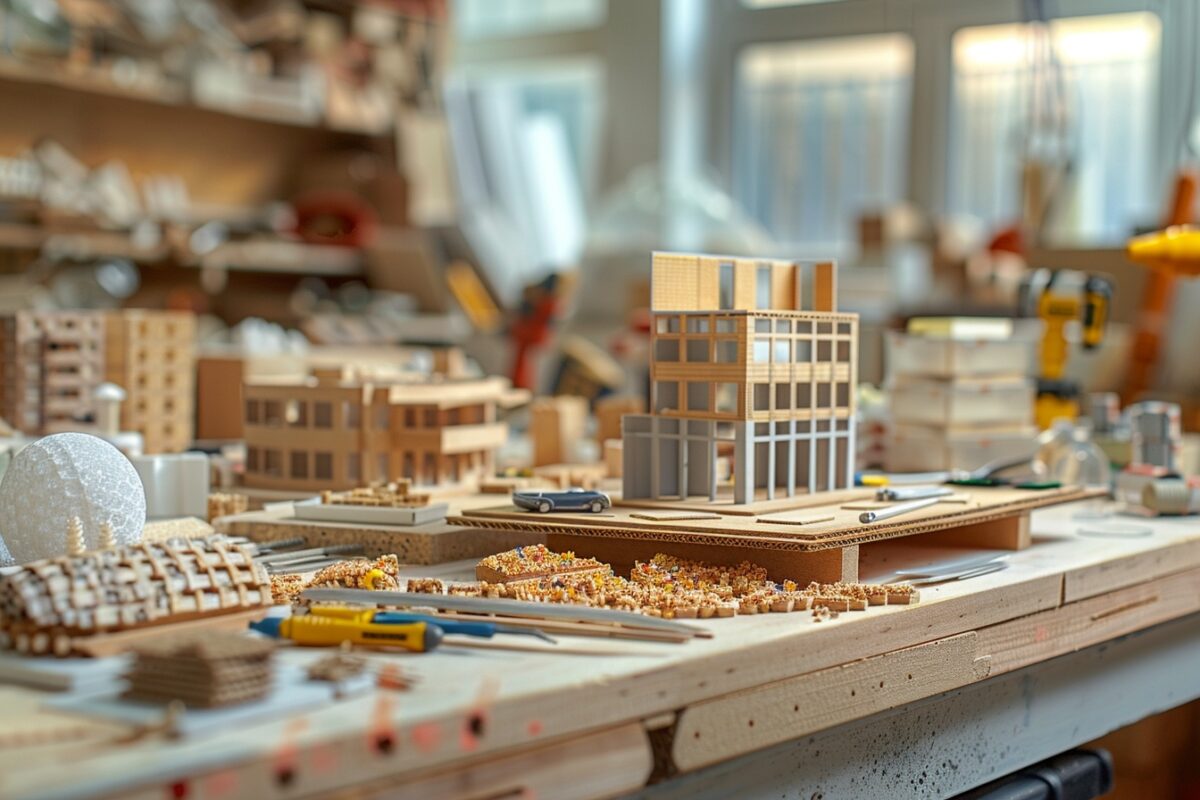 Quels sont les matériaux recommandés pour la construction de modèles réduits à l'échelle (plastique, carton, bois, etc.) ?